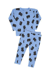 Waffle: Pepper Salsa Long Sleeve Waffle PJ Set CLEARANCE