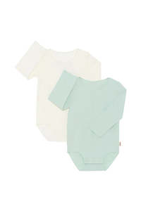 Wonderbodies: Mint Gelato 2 Pack Long Sleeve Wonderbodies Bodysuit