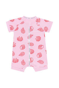 Romper Wondercool: Sandy Seashells Eyelet Romper Wondercool CLEARANCE