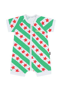 Rompers: Wrapping Paper Romper Christmas CLEARANCE