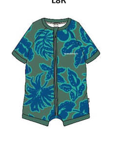 Rompers: Leafy Green Romper CLEARANCE