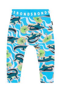 3 For 36: Croc Attack Blue Leggings CLEARANCE