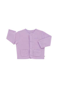 Purple Pansy Teddy Fleece Jacket