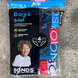 Basic 4 Pack Boys Briefs