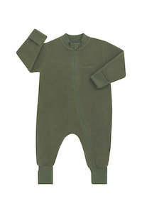 Out With The Old: Hiker Green Teddy Zippy