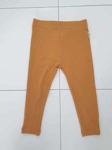 Single Leg Sale: Sweet Caramel Wide Needle Rib Leggings CLEARANCE