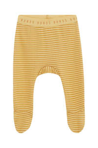 Pj Clear: Newbies Stripe Caramel Ribbed Footed Pant CLEARANCE