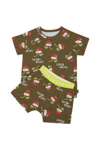 Pjs: Coco Nuts Short Sleeve PJ Set
