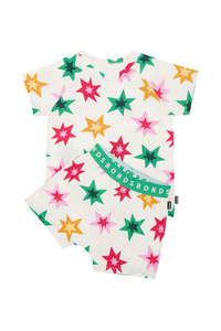 Pjs: Vanilla Fairy Lights Short Sleeve PJ Set