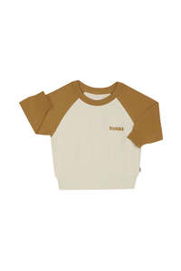 Logo Fleece: Caramel Soft Threads Pullover CLEARANCE