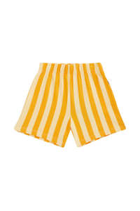 All: Orange Stripe Soft Threads Shorts