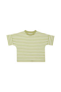Drop Shoulder Tee Summer Stripe