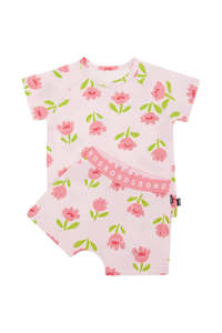 Sunlit Petals Short Sleeve PJ Set