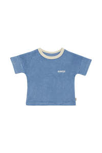 Tee Shirts: Denim Fade Terry Towel Tee