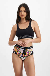 Full Brief Moderate Floral Period Undies