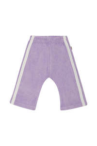 Terry Towelling Wide Leg Pants Violet