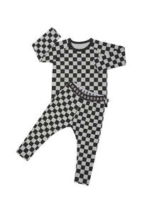 Check it Out Black PJ Set