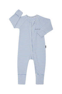 Newbies Blue Wide Needle Rib Zippy