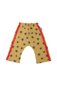 Legging: Super Sparkly Star Roomies Tape Wide Leg Pants