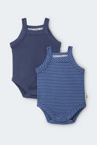 Newbies Rib Singlet Suit 2 Pack Puberty Blues CLEARANCE