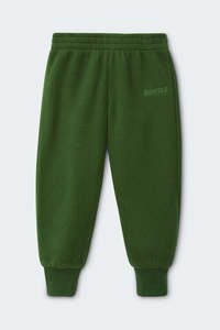 Nothing Over 15: Forest Moss Teddy Fleece Trackie CLEARANCE