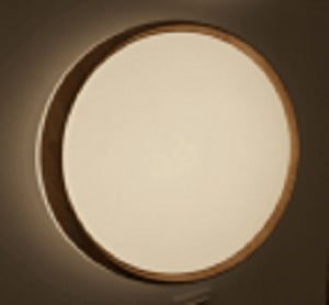 Celling Lighting: Round White Cover With Wooden Border LED Celling Light