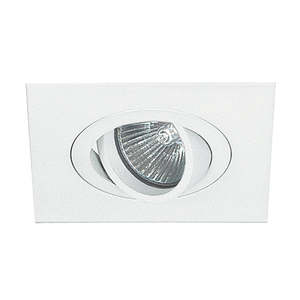 Recessed Down Lights: SU-SV-STLT1 MR16 Architectural Single Square Downlight WH/SI Frame Only