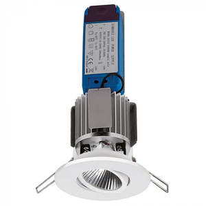 Recessed Down Lights: SU-LDL75WW-WH Tiltable Intergrated LED Reflector Downlight