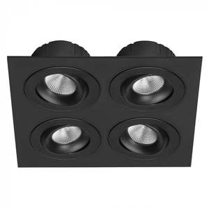 Quad Plate for Multiform LED Downlights BL/WH