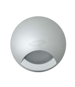 FANIS Silver Frame Round Modern LED Warm White Recessed step light