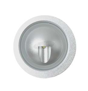 TANYA Silver Frame Round Modern LED Cool White Recessed Step light