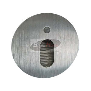 Step Lighting: EWKOA SLIVER Frame Round Modern LED COOL WHITE Recessed Step Light With Sensor