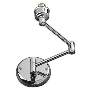 Wall Lighting: SU-PD35 Double Round Swing Arm Wall Bracket CH/WH