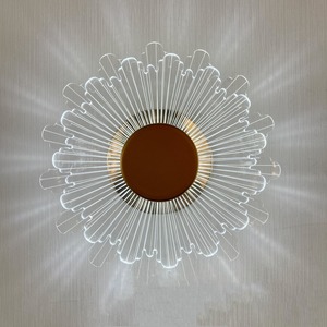 Sunburst Acrylic LED 8W Wall Light