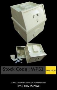 Single water-proof powerpoint 16a