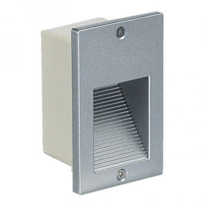 Stairs And Passage Areas: SU-LL20103 Outdoor/Indoor Recessed Deflector Light Silver