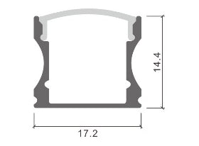 LED strip channel LX-1202
