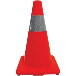 Cones & Barriers: Traffic Cone 450mm/700mmWith Reflector