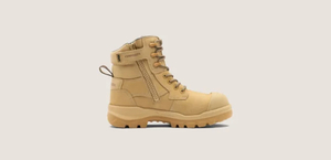 Boots: Blundstone 8564 Safety Boots Lace Up with Side Zip