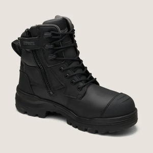 Footwear: Blundstone 8561 Safety Boots Lace Up with Side Zip