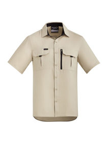 Clothing: Syzmik Mens Outdoor Short Sleeve Shirt (ZW465)