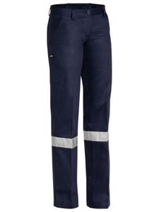 Women's Pants/Shorts: Bisley Women’s Taped Drill Work Pants (BPL6007T)