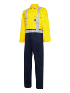 Overalls/Dust Coats: Yakka Cotton Day/Night Overalls (N1228NY)