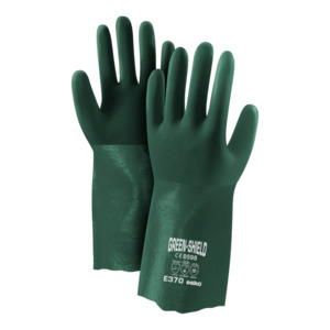 Gloves: Esko Green Shield Gloves 27cm (E370)