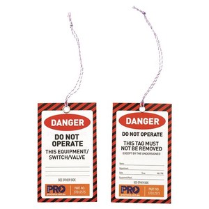 Safety Signs: Safety Tag Danger (Pack of 10)