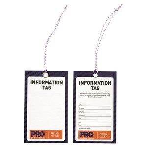Safety Signs: Safety Tag – Blank (Pack of 10)