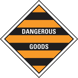 Dangerous Goods Label Class BB Bumble Bee