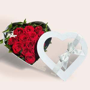 Heart Box Roses