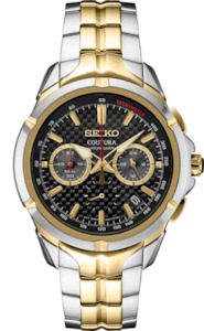Watches: SSB434P SEIKO Coutura Two Tone Chronograph Watch