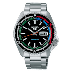Seiko 5 Sports ‘New Regatta Timer’ Retro Colour Collection Automatic Mens Wa&hellip;